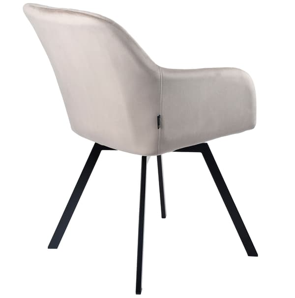 PANKO 2 klädd snurrstol, beige sammet