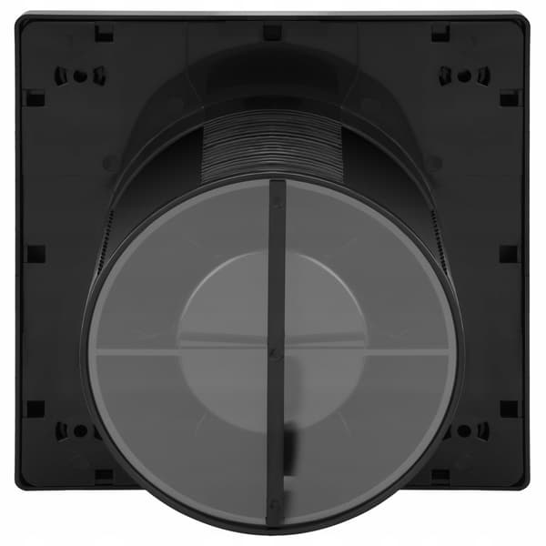 VENTIS EDGE 120 Svart H+T Badrumsfläkt