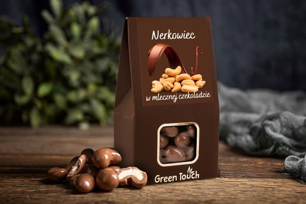 Cashewpähkinät maitosuklaassa 100g