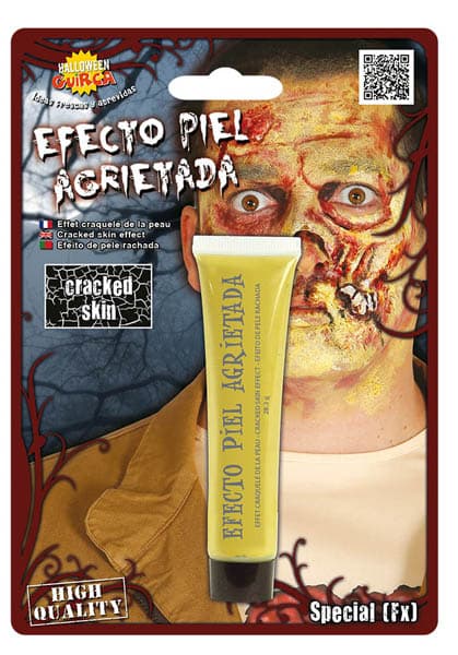Halloween-smink med zombiehud 1 st.