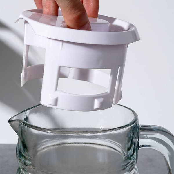 lasinen kannu kannella 2 l