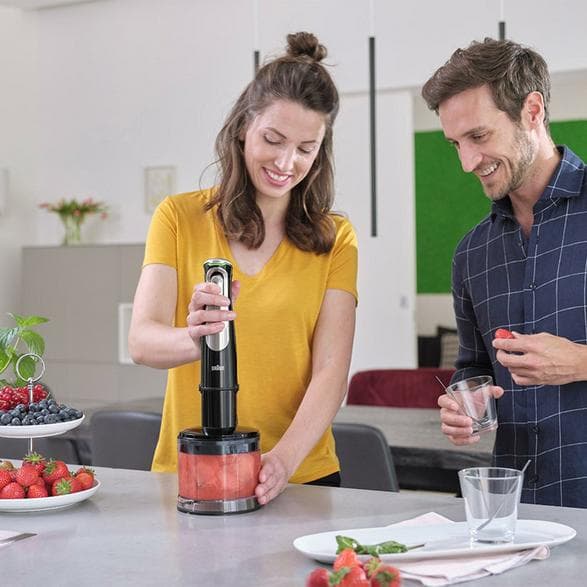 Blender BRAUN MQ9135XI MultiQuick 9 Sort-sølv