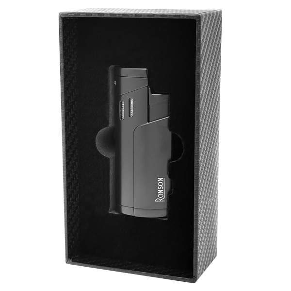 Ronson Cyclon Black 3 JET cigaretlighter