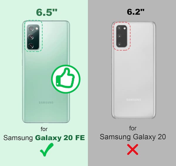ETUI TIL SAMSUNG GALAXY S20 FE KLAR SILIKONE MED RING