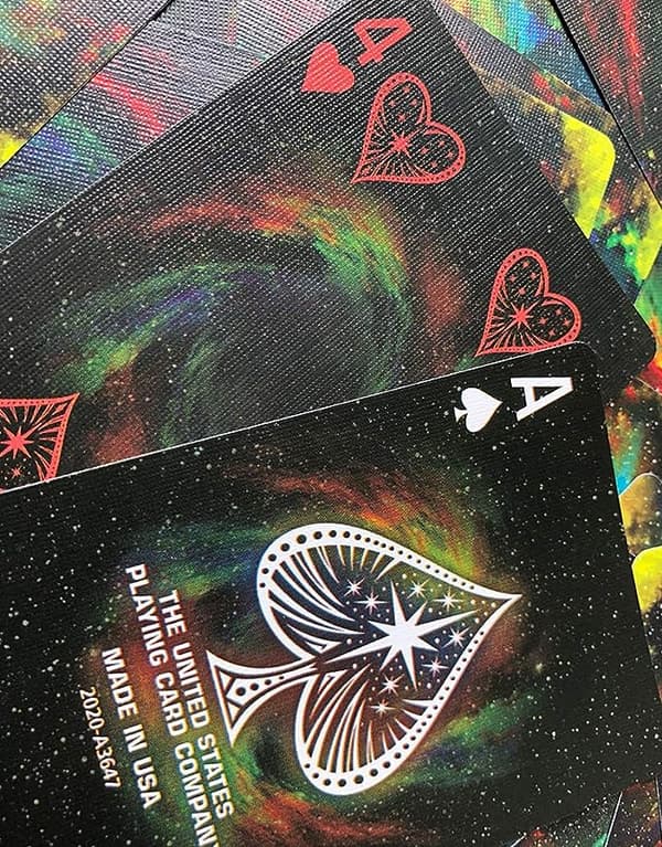 BICYCLE STARGAZER NEBULA 1-LEK Spelkort i en trälåda