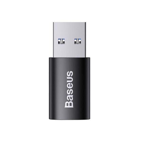 Baseus Ingenuity OTG USB-A till USB-C-adapter (svart)
