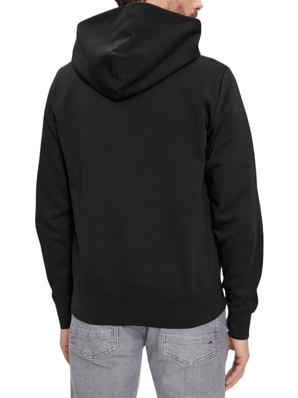 TOMMY HILFIGER sort hættetrøje til mænd, størrelse M
