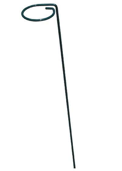 Grönt pulverlackerat stålstöd 90 cm
