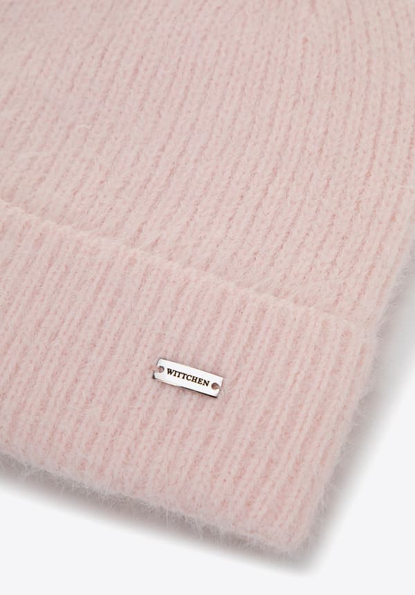 Wittchen Damens Luden Texturerad Rosa Akryl Hatt