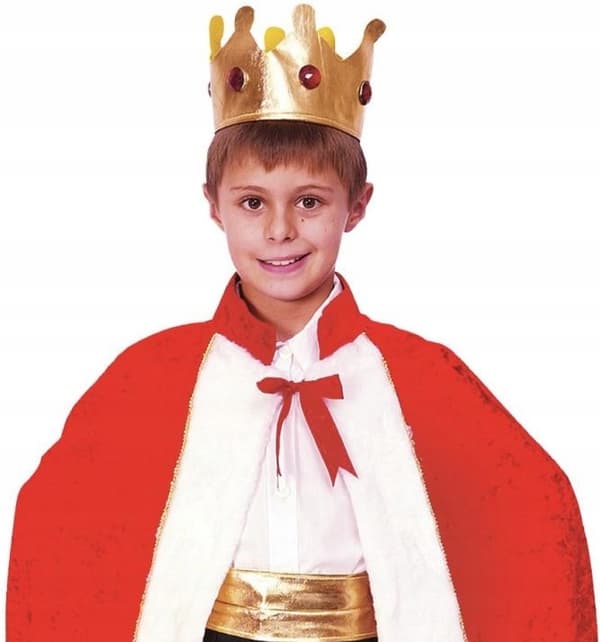 Kostume Konge Kostume Konge Hersker Kappe Krybbespil Performance 130/140cm