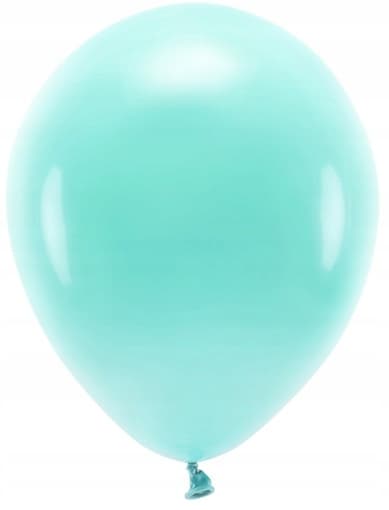 Ballonger 30 cm, pastell mörk mint 100 st. 1 förpackning.
