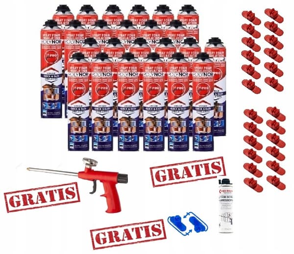 POLYNOR PRO sprayskumisolering purskum GARAGEISOLERING + GRATIS
