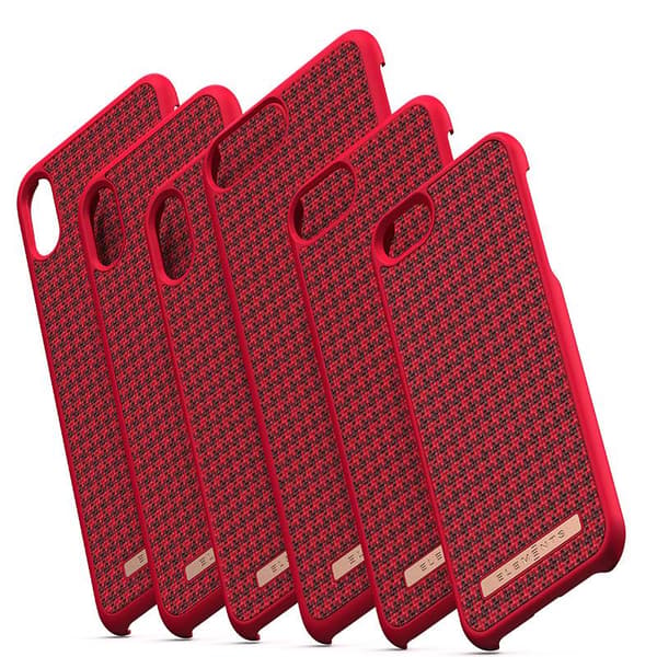 Nordic Elements Saeson Idun - iPhone Xs Max stofcover (rød)