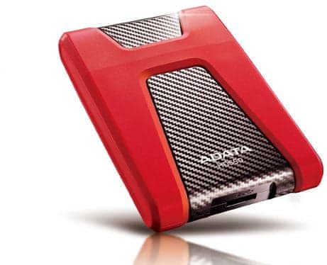 ADATA HD650 2TB 2,5" USB 3.1 extern hårddisk röd
