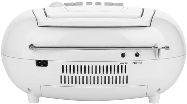 JVC RC-E451W CD-soitin kasettisoittimella, valkoinen, USB, Bluetooth