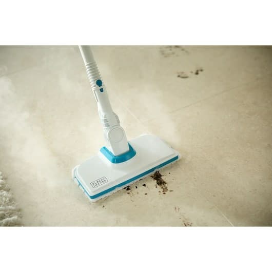 BLACK+DECKER BHSMP2314-QS Dampmoppe 2300 W, 1,2 L, Hvid
