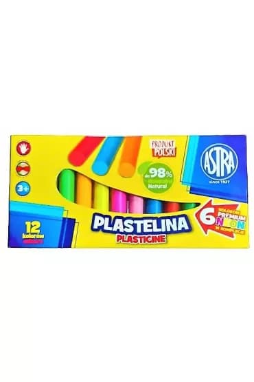 Astra Creative modellervoks 12 farver Neoninspirationer til de små
