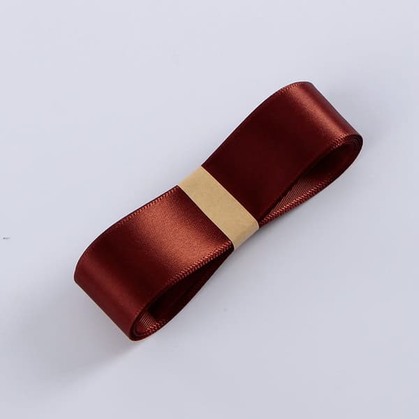 Blomsterbånd - Chokolade - Rulle 2,5 cm x 32 m