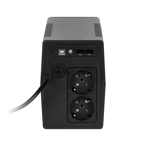 UPS Rebel Plus 850VA/480W LCD USB RJ45 computer nødstrømsforsyning