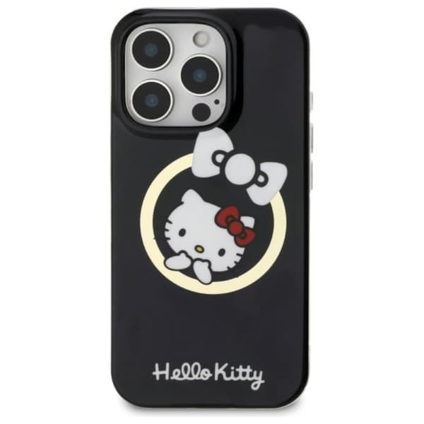 Hello Kitty IML Fun Bow MagSafe - iPhone 16 Pro Max-skal (svart)