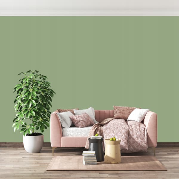 Latexmaling pletresistent farve mørk oliven H2036 5L dyb mat