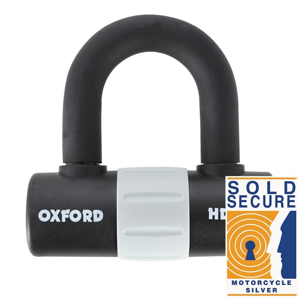 Oxford HD Max sort hængelås/skakkel - tyverisikring