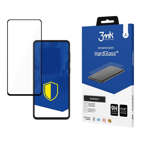Samsung Galaxy M55 - 3mk HardGlass Max Lite Svart