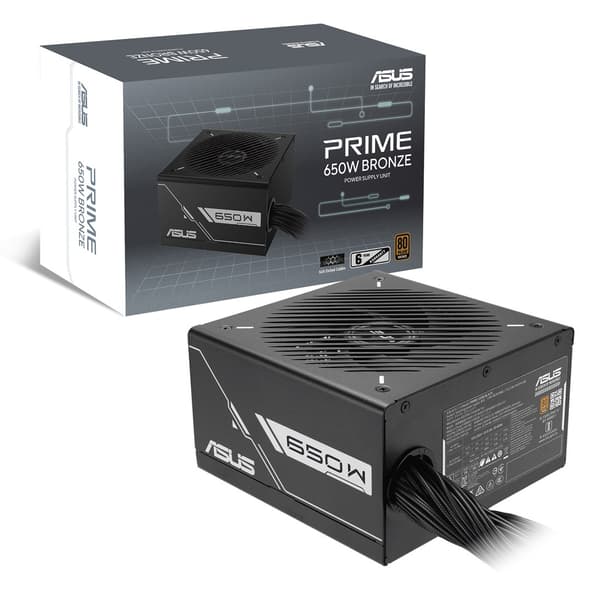 ASUS PRIME-650B 650W 80 PLUS Bronze ATX Strømforsyning Sort