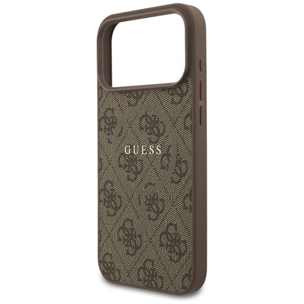 Guess 4G Ring Classic Logo MagSafe - iPhone 17 Pro Max cover (brun)