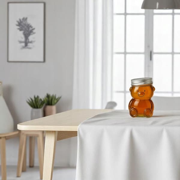 Glaskrukke BAMSE 30ml GLAS TIL HONNINGSYLTE MINI GAVEBEHOLDER