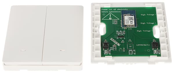 ATLO-WB2-TUYA Wi-Fi Dual Smart Light Switch, Tuya Smart
