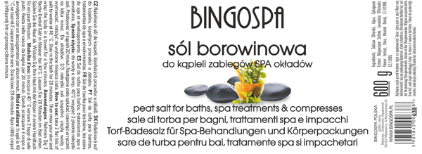 BINGOSPA turvesuola 600 g