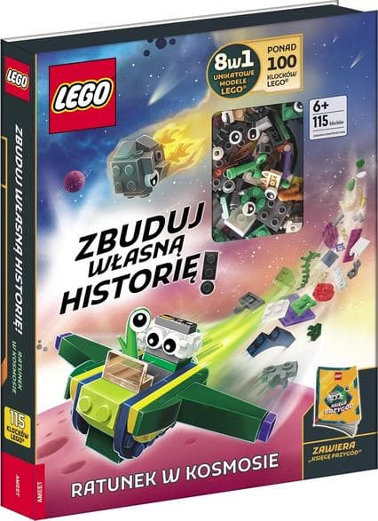 LEGO Rymdräddningsbok. Bygg din egen berättelse!