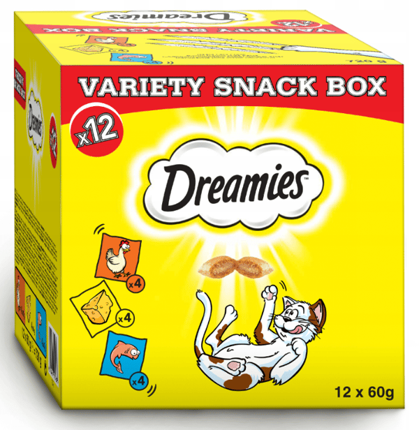 Dreamies-makusekoitus 12 x 60 g (788)