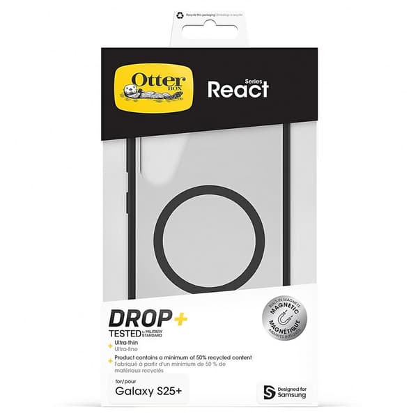 Samsung Otterbox React Magnetskal till Galaxy S25+ Svart