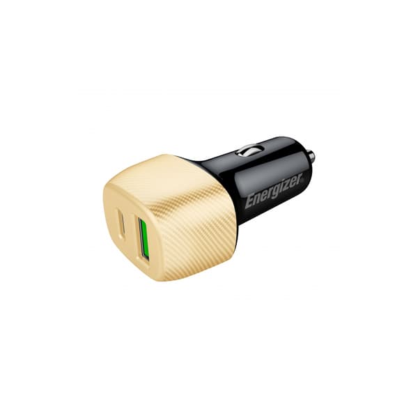 Energizer Ultimate - USB-C & USB-A Billaddare 38W PD + QC3.0 (Guld / Svart)