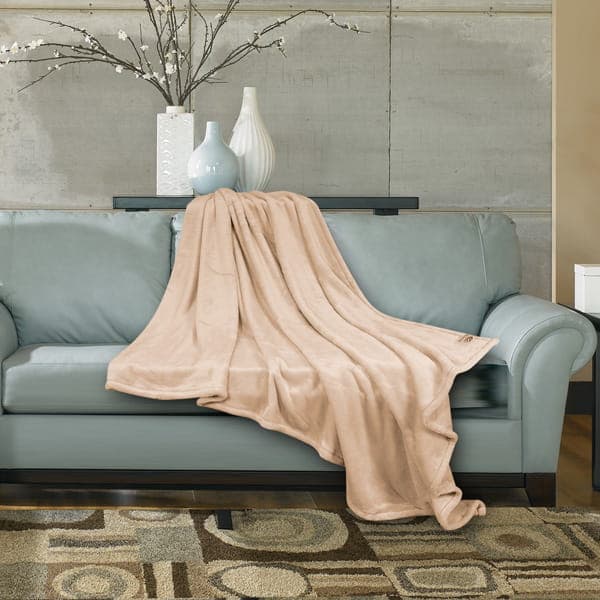 Ensfarvet tæppe 150x200 "CASHMERE TOUCH" Beige
