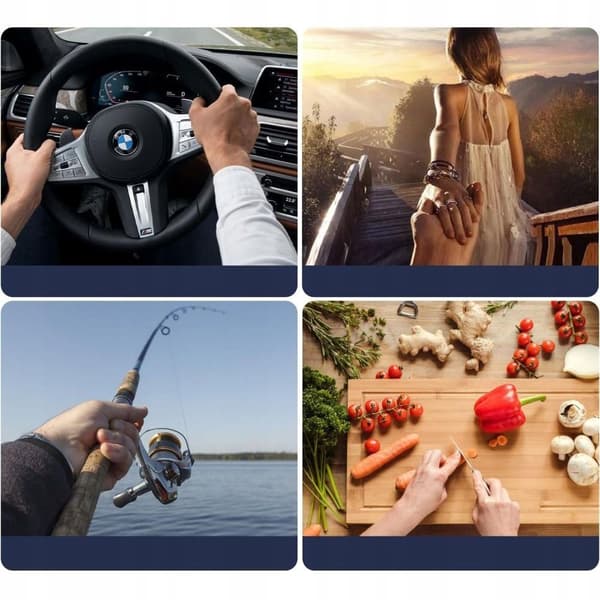 TECH-PROTECT AC200 MAGNETISK MAGSAFE & GOPRO & DJI HALSHÅLLARE KRITGRÅ
