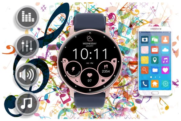 ÄLYKELLO UNISEX GRAVITY GT1-7 PRO - BLUETOOTH-PUHELUT, LISÄHIHNA (sg027g)