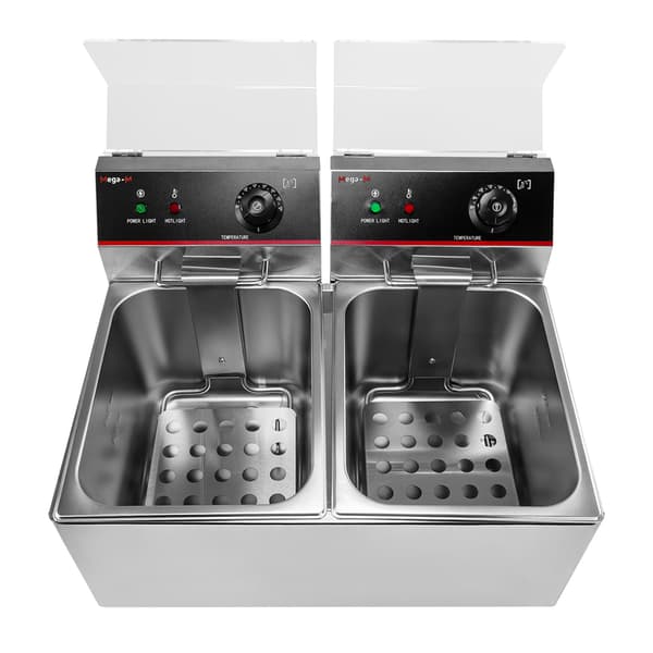 Mega-M elektrisk fritös 2x8l 6.6kW 230V