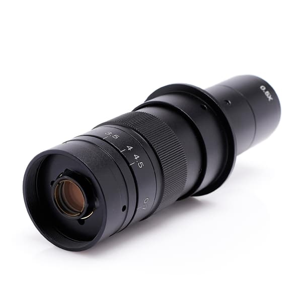 C-Mount Zoom 180x digitalt mikroskoplins