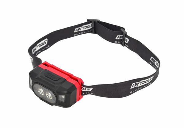 AWTOOLS LED-PANDELAMPE USB POWERBANK BLACK LINE