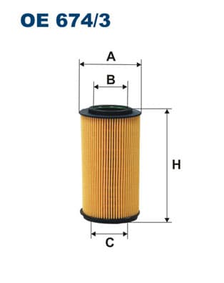 OLJEFILTER OE6743 FILTRON
