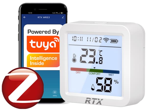 Zigbee Tuya LCD-lämpötila- ja kosteusanturi