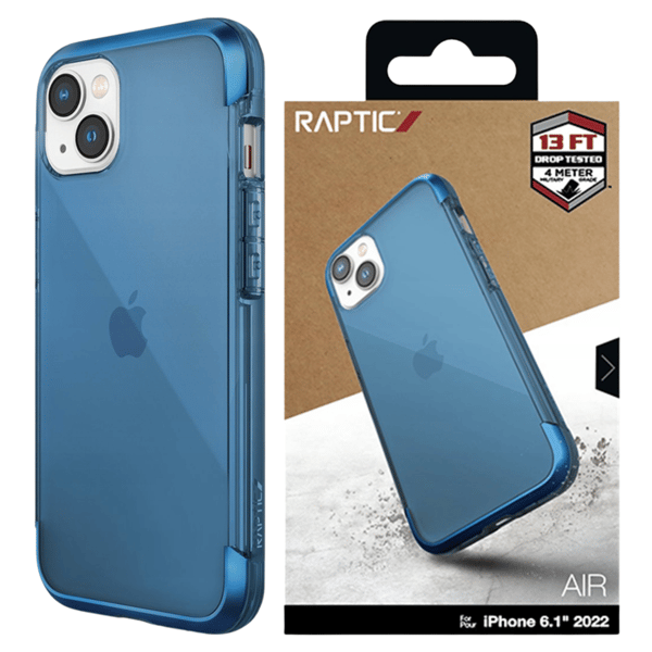 Raptic X-Doria Air-skal iPhone 14 Plus Armored Case Blå