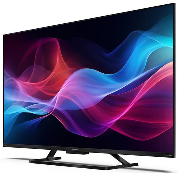 Sharp 43GR8465E – QLED-televisio 43 tuumaa 4K/144 Hz, Google TV, Quantum Dot