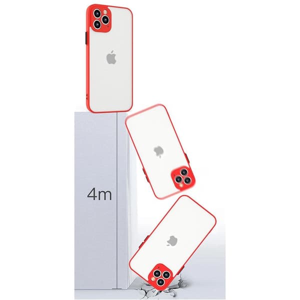 Milky Case Silikone Fleksibelt Semi-Transparent Etui til Samsung Galaxy A42 5G Sort