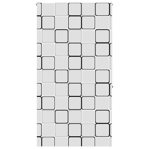 vidaXL Duschrullgardin 120x240 cm Tygbredd 116 cm