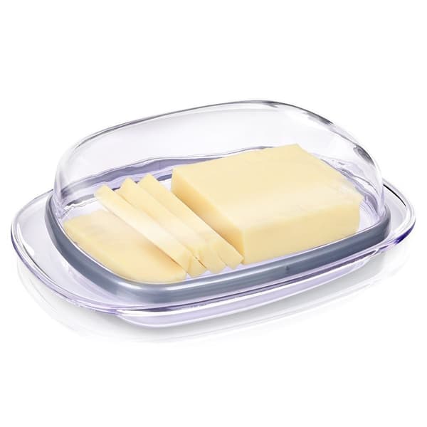 genomskinlig plastsmörask