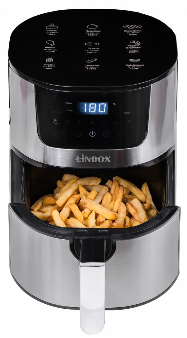 Airfryer Touchpanel 7 Programmer 4,5L 1400W